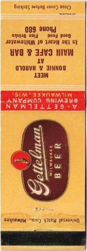 Gettelman Milwaukee Beer