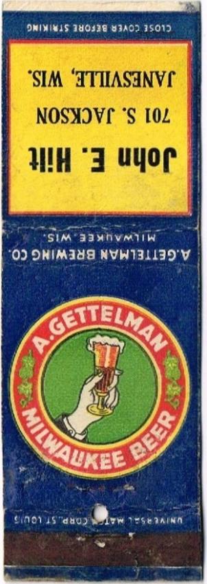 Gettelman Milwaukee Beer