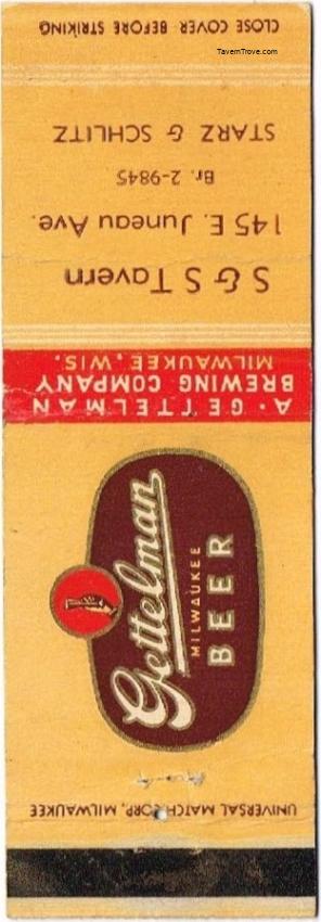 Gettelman Milwaukee Beer
