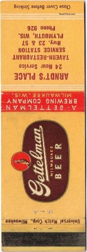 Gettelman Milwaukee Beer