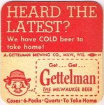 Gettelman Milwaukee Beer