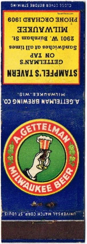 Gettelman Milwaukee Beer
