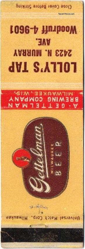 Gettelman Milwaukee Beer