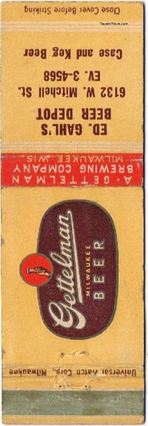 Gettelman Milwaukee Beer