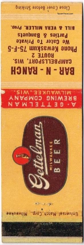 Gettelman Milwaukee Beer