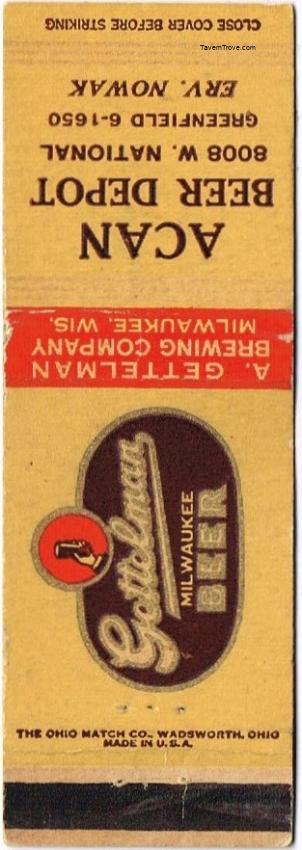 Gettelman Milwaukee Beer