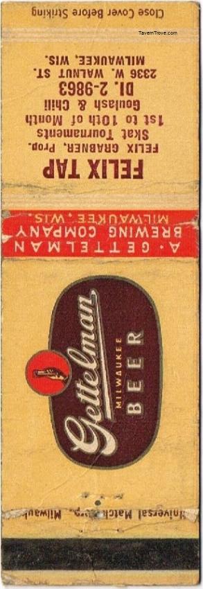 Gettelman Milwaukee Beer