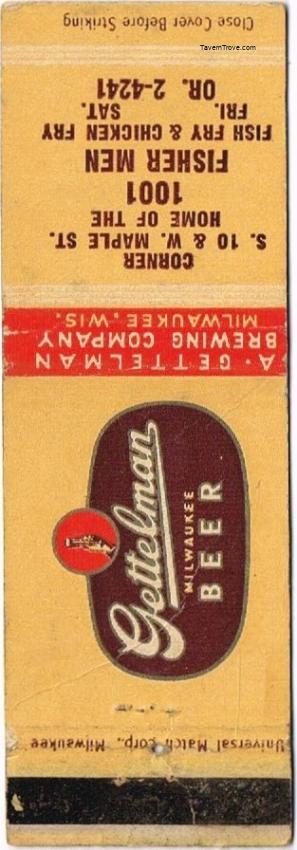 Gettelman Milwaukee Beer