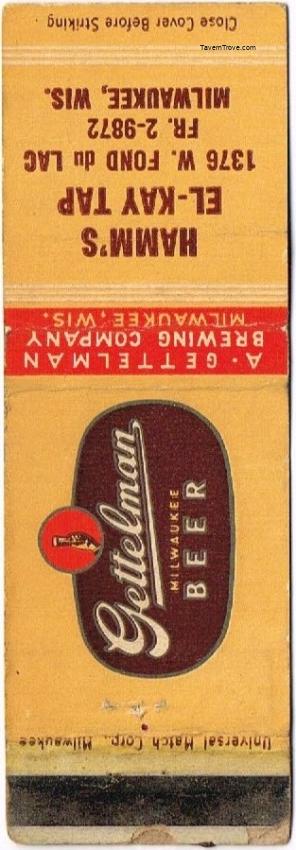 Gettelman Milwaukee Beer