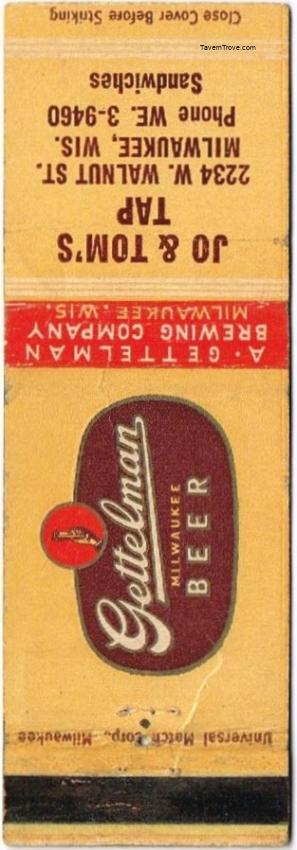 Gettelman Milwaukee Beer