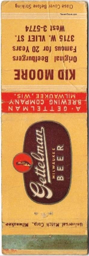 Gettelman Milwaukee Beer