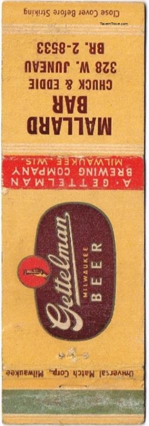 Gettelman Milwaukee Beer