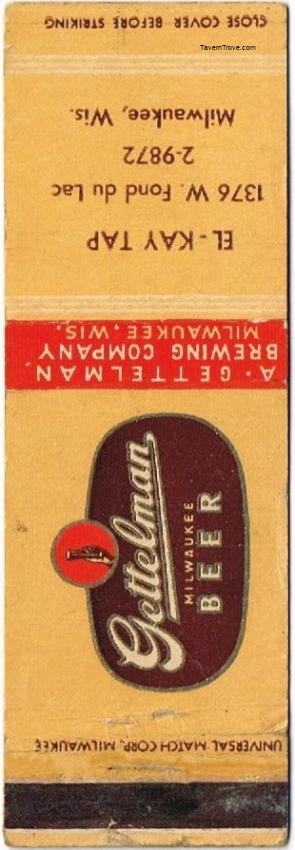 Gettelman Milwaukee Beer