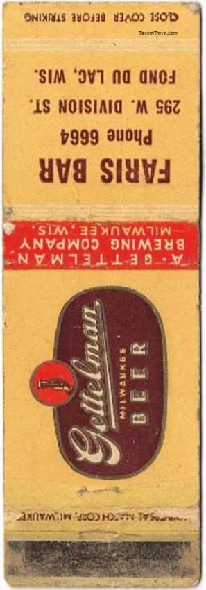 Gettelman Milwaukee Beer