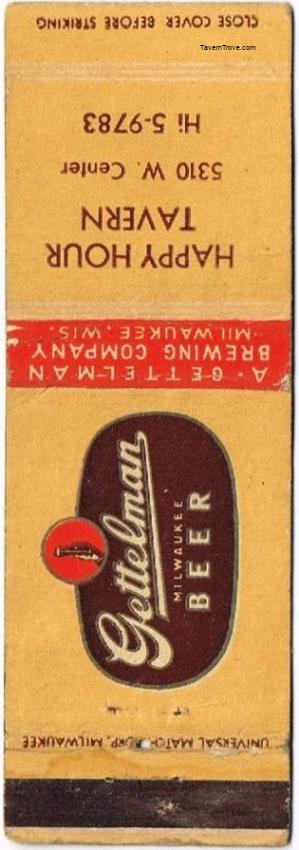 Gettelman Milwaukee Beer