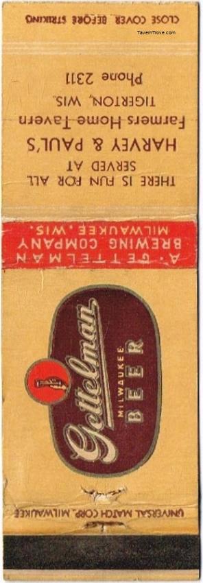 Gettelman Milwaukee Beer