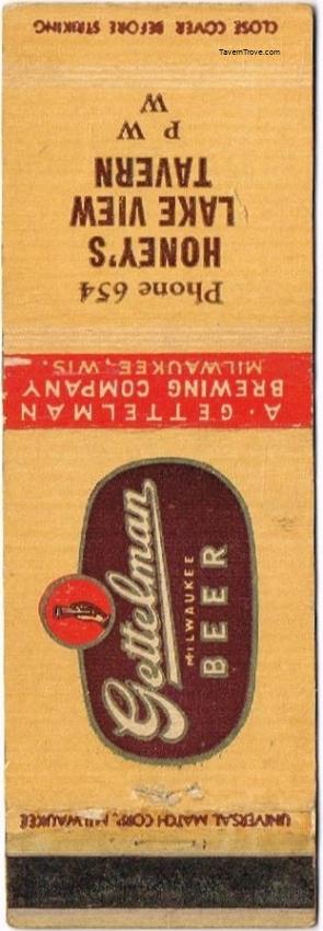 Gettelman Milwaukee Beer