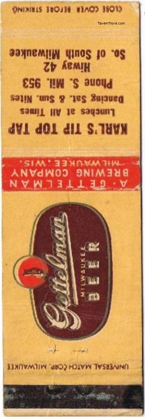 Gettelman Milwaukee Beer