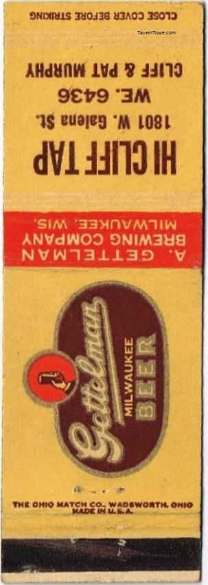 Gettelman Milwaukee Beer