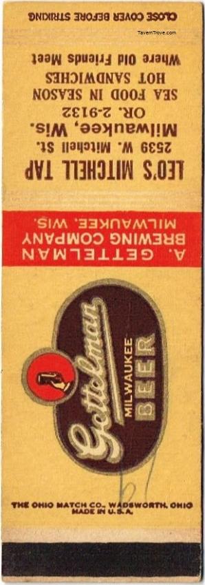 Gettelman Milwaukee Beer