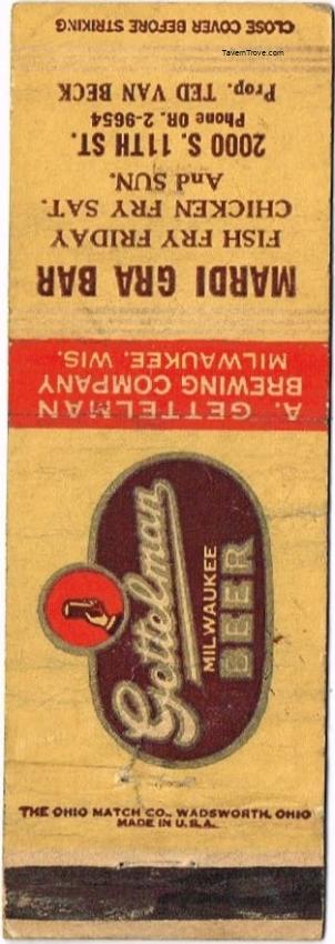 Gettelman Milwaukee Beer