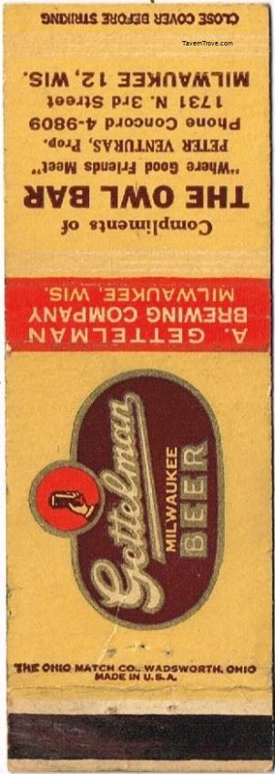 Gettelman Milwaukee Beer