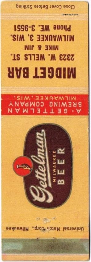 Gettelman Milwaukee Beer