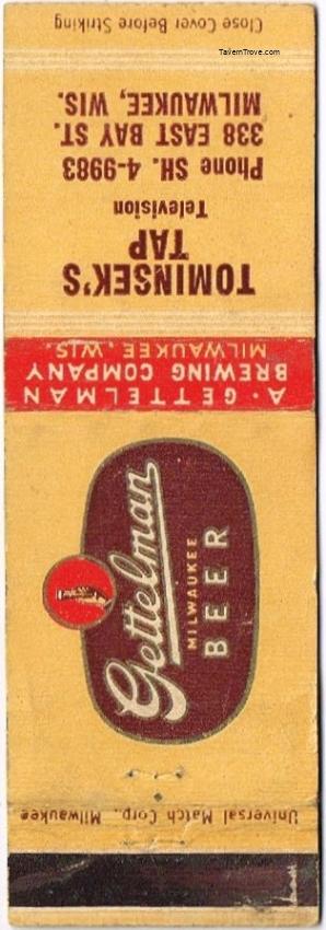 Gettelman Milwaukee Beer
