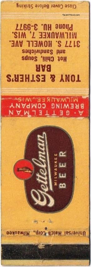 Gettelman Milwaukee Beer