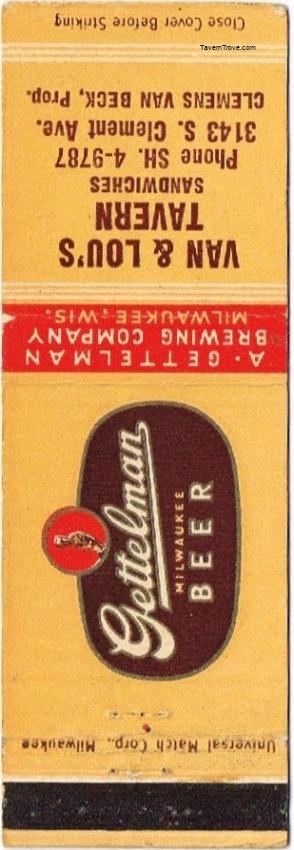 Gettelman Milwaukee Beer