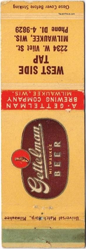 Gettelman Milwaukee Beer