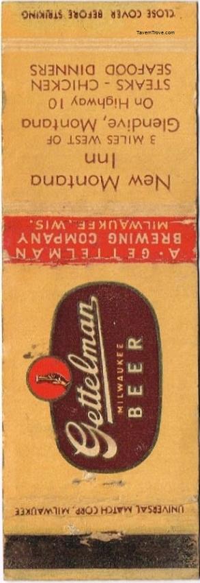 Gettelman Milwaukee Beer