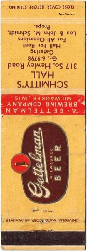 Gettelman Milwaukee Beer