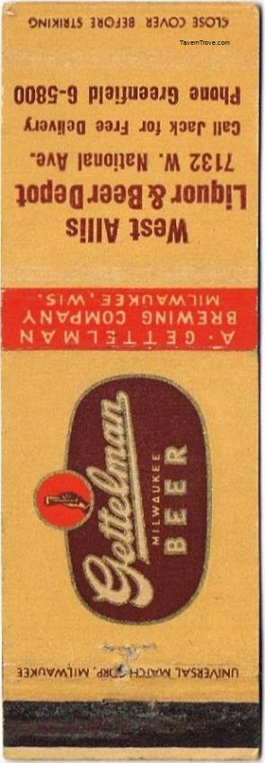 Gettelman Milwaukee Beer