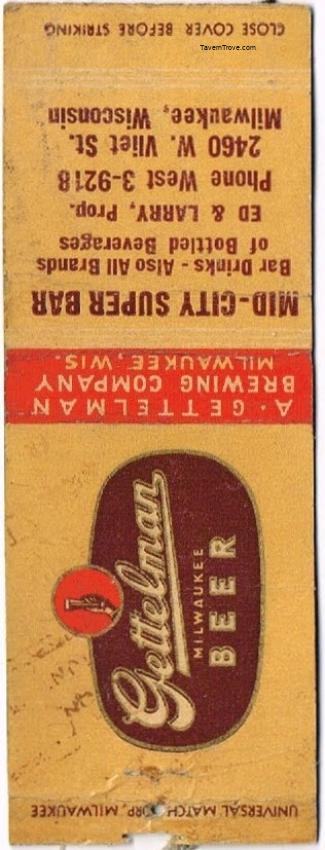 Gettelman Milwaukee Beer
