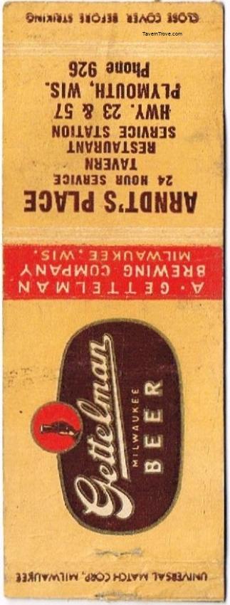 Gettelman Milwaukee Beer