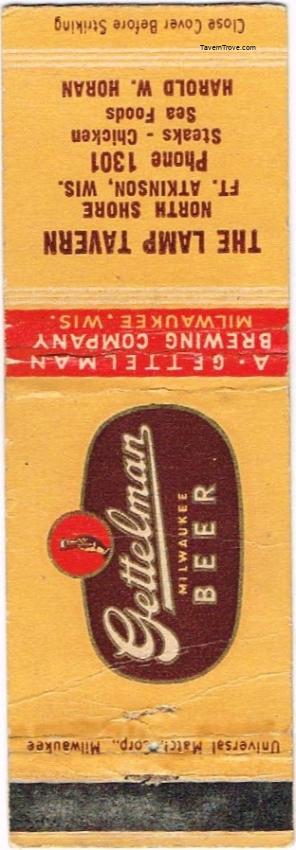 Gettelman Milwaukee Beer