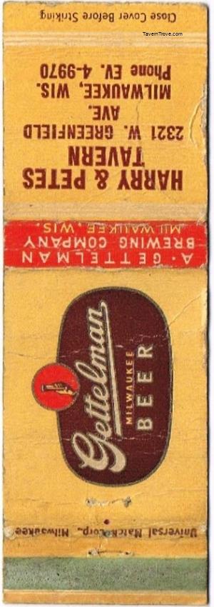 Gettelman Milwaukee Beer