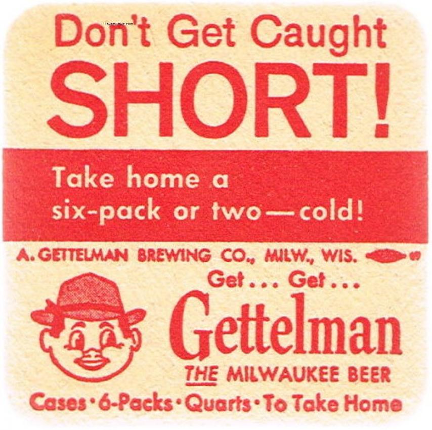 Gettelman Milwaukee Beer