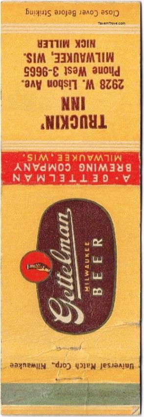 Gettelman Milwaukee Beer