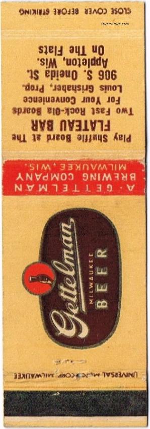 Gettelman Milwaukee Beer