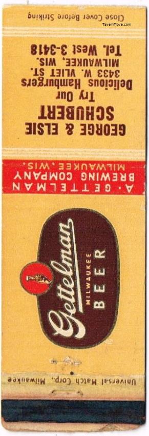 Gettelman Milwaukee Beer