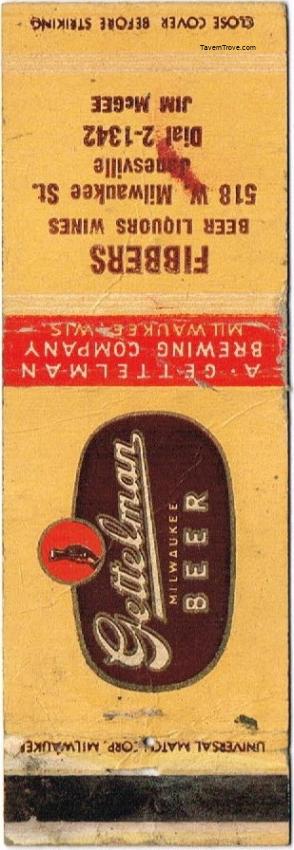 Gettelman Milwaukee Beer