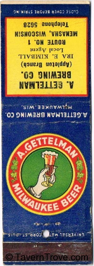 Gettelman Milwaukee Beer