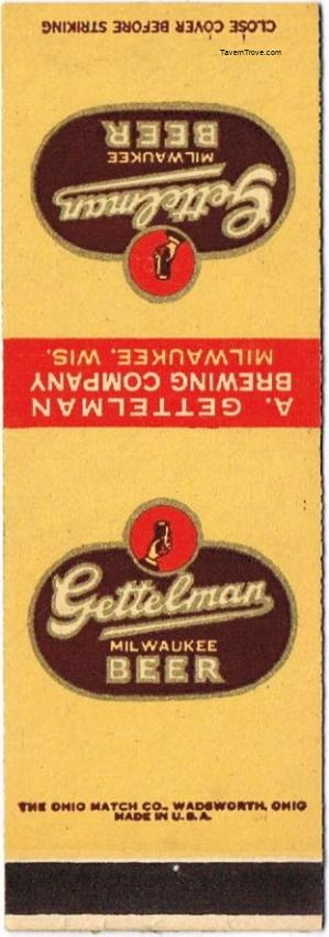 Gettelman Milwaukee Beer