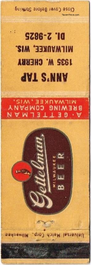 Gettelman Milwaukee Beer