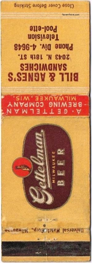 Gettelman Milwaukee Beer