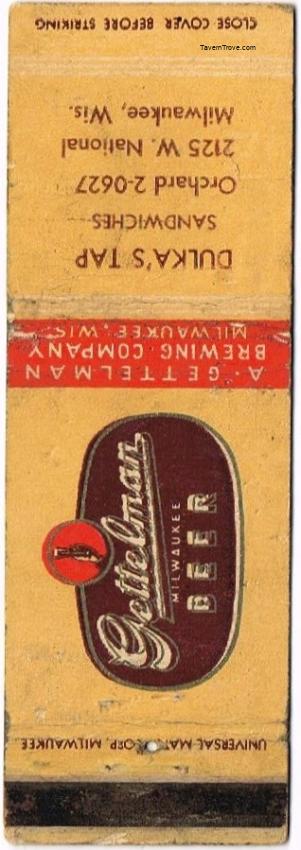 Gettelman Milwaukee Beer