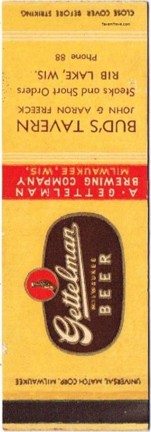 Gettelman Milwaukee Beer