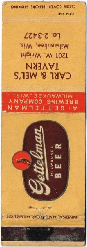 Gettelman Milwaukee Beer